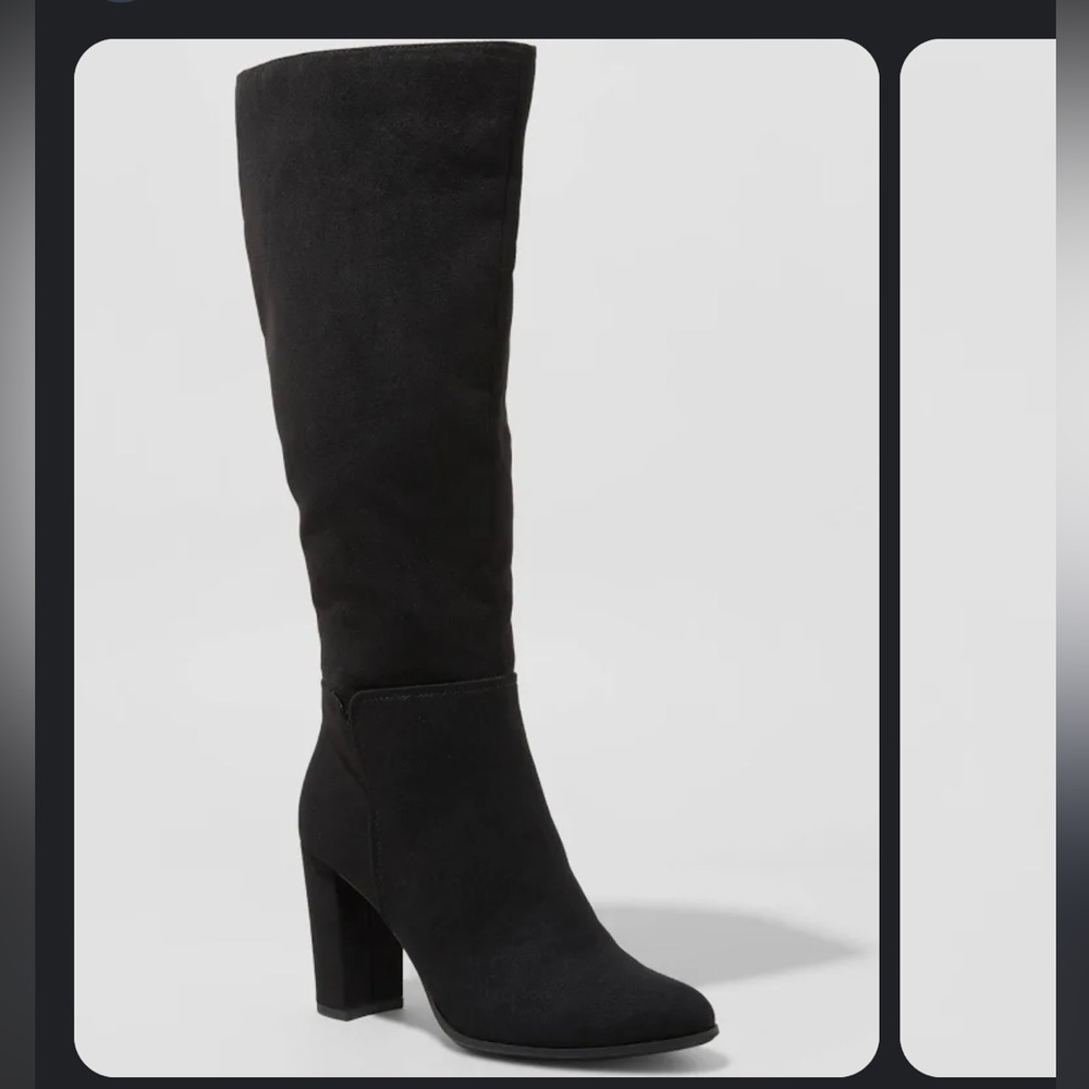 Brand new with tags A New Day black high boots size 8.5